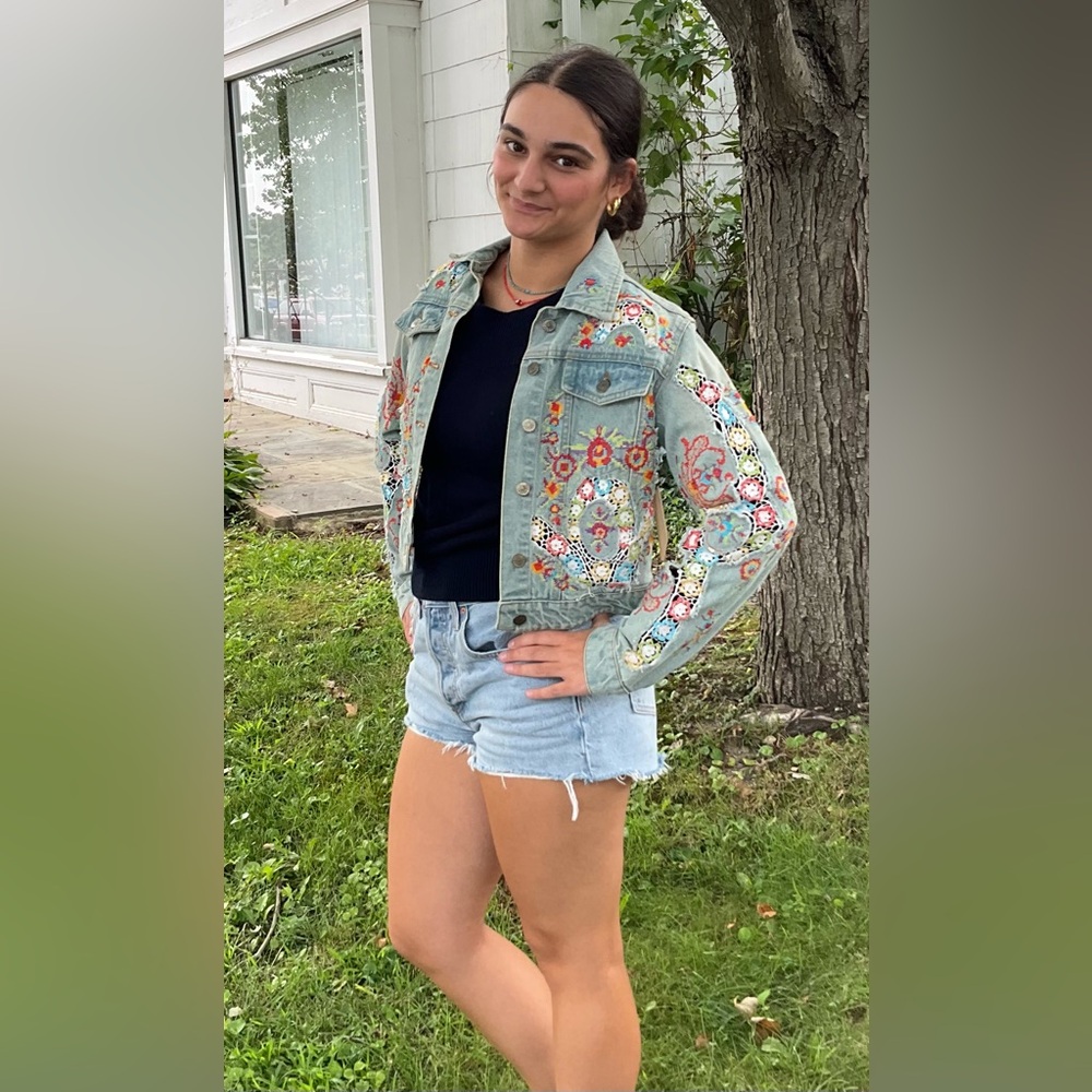 Nu vintage jacket embroidered denim jacket